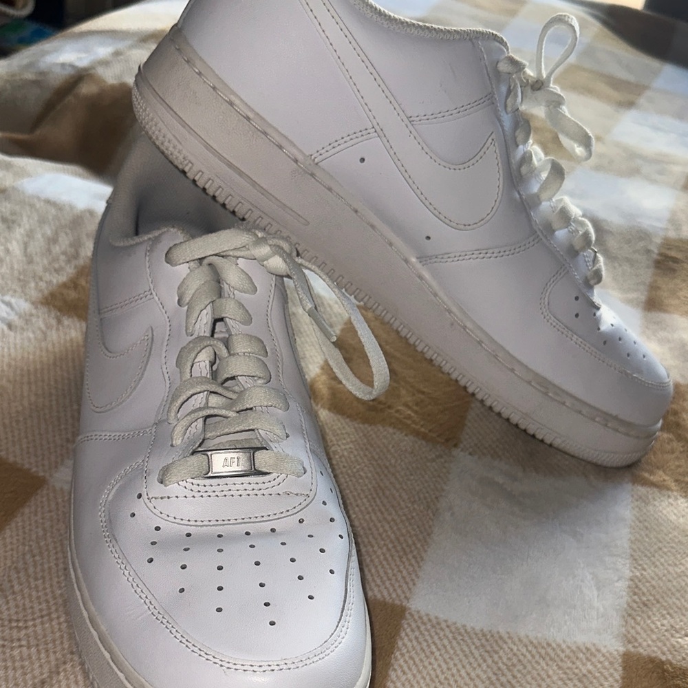 Nike Men's White AF1 Sneakers Size 13